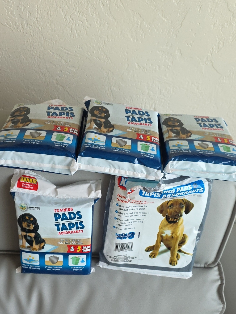 20 Training Pads Plus 1 XL Pad NWT